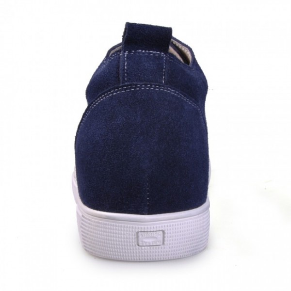 Men Height Growth 2.36Inches/6CM Dark Blue Height Increase Shoes