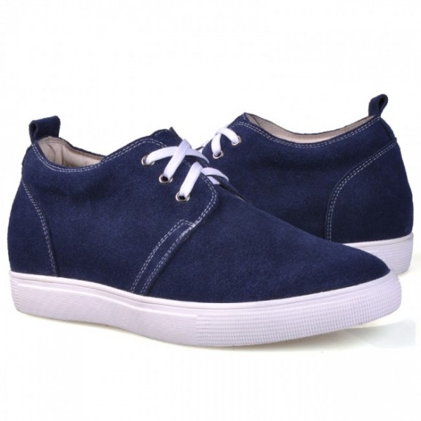 Men Height Growth 2.36Inches/6CM Dark Blue Height Increase Shoes