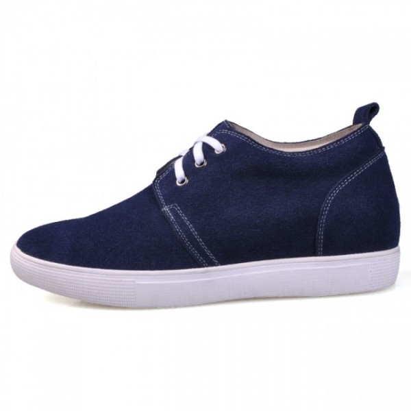 Men Height Growth 2.36Inches/6CM Dark Blue Height Increase Shoes