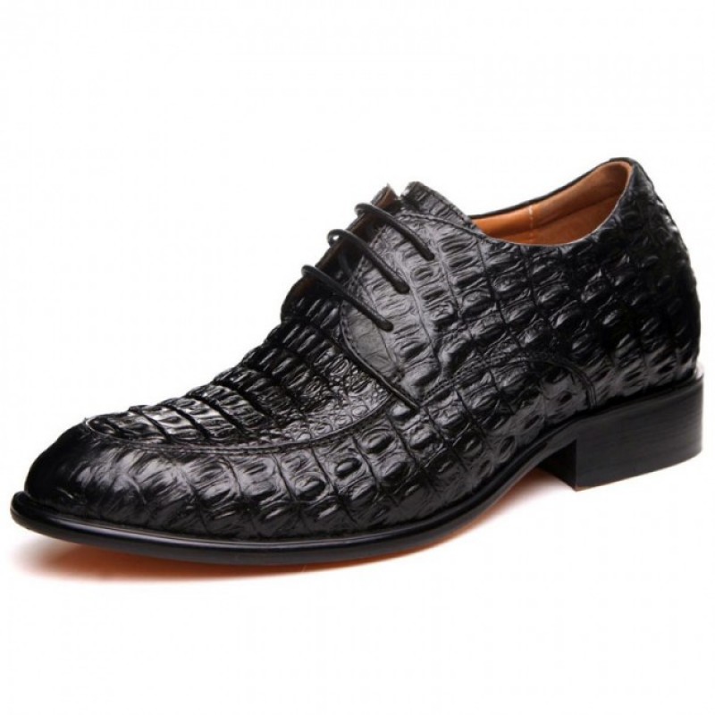 Popular handmade crocodile Formal Shoes Increase Height 2.56Inches/6 ...